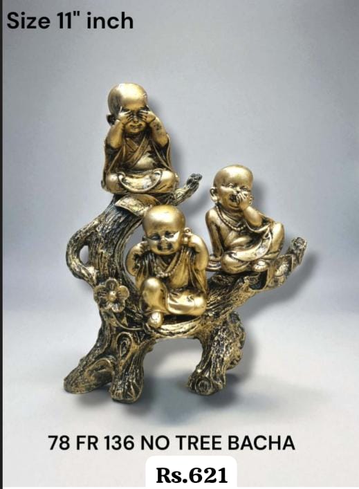 Tree Bacha Statue Kids
